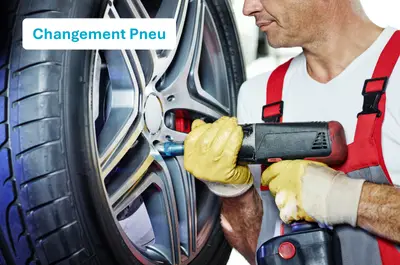 changement pneu