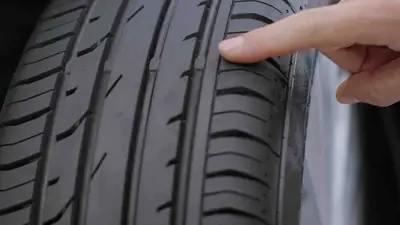 Le témoin d’usure d'un pneu