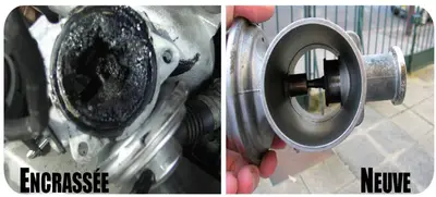 vanne EGR encrassée 