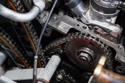 chaîne de distribution au lieu d'une courroie