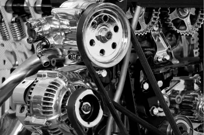 distribution moteur de voiture