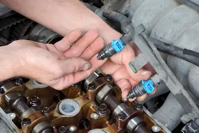 Fuite sur injecteur de voiture