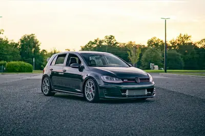 vue d'une volkswagen golf