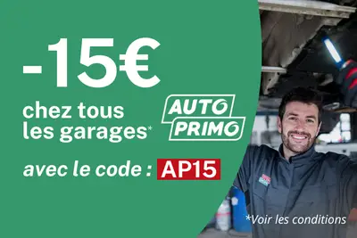 Garages Autoprimo : 15€ offerts
