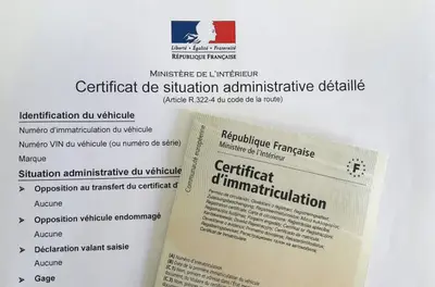 certificat de non-gage