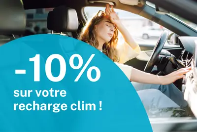 Offre recharge clim : -10%