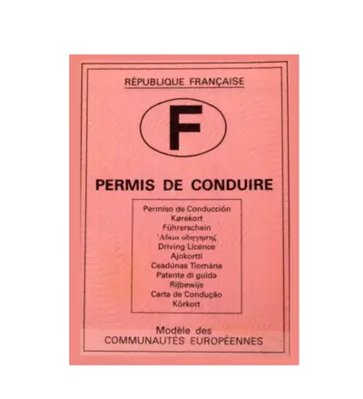 permis de conduire auto