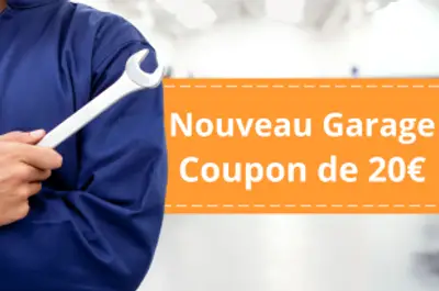 20 € offerts dans les nouveaux garages !
