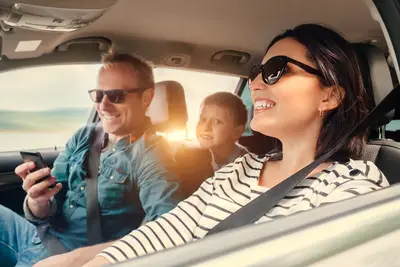 départ en vacances en voiture