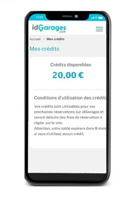 3. Je découvre mes crédits disponibles