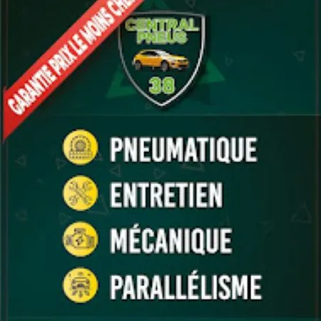 Logo GARAGE CENTRAL PNEUS 38, Échirolles - Avis, prix et horaires