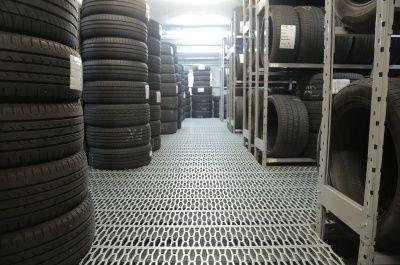 Stockage pneus